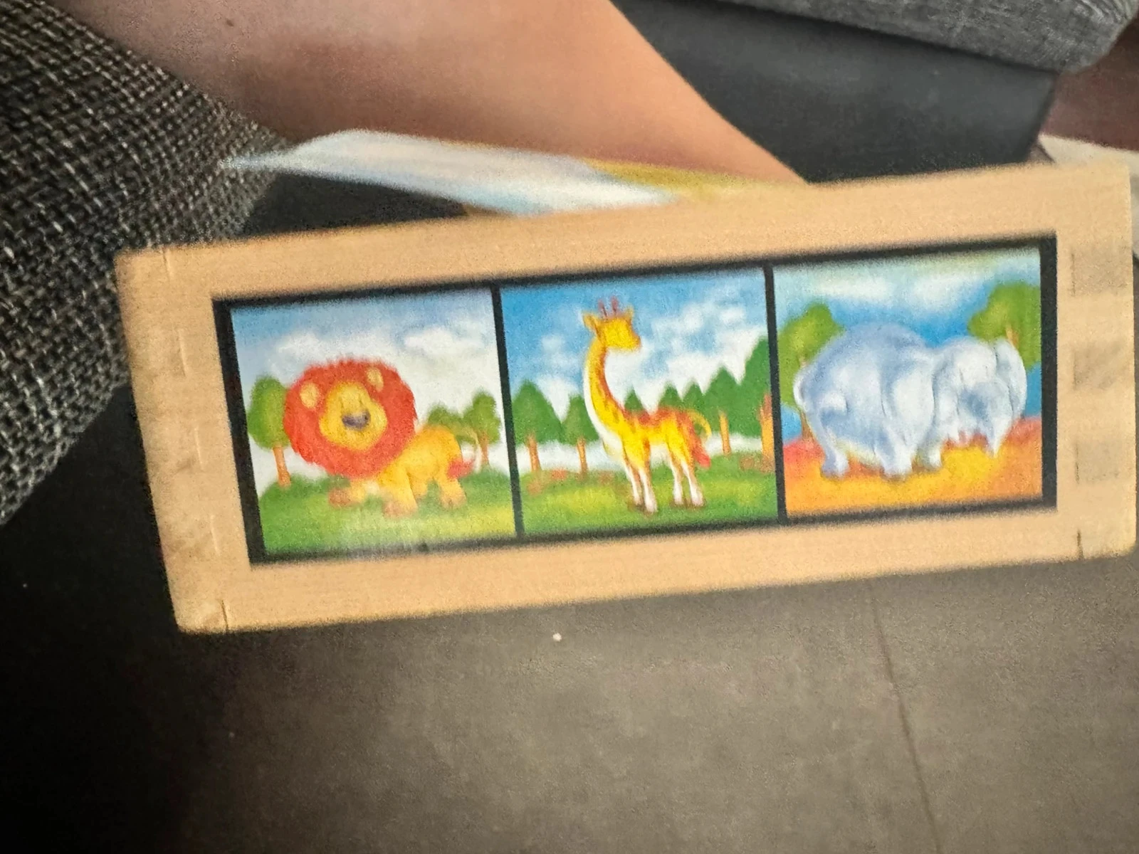 Wooden cube puzzle – several animals – photo 9